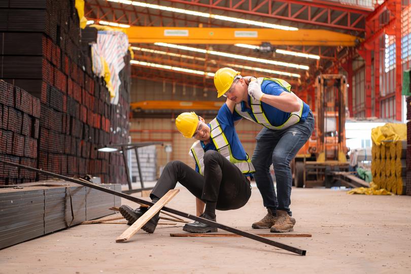 Illustration of the accident at work claim process