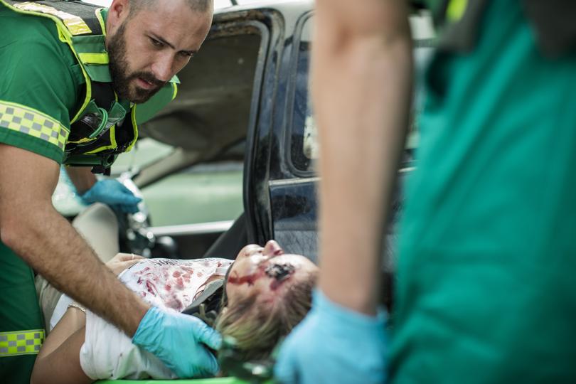 Detailed infographic of the car accident claim process