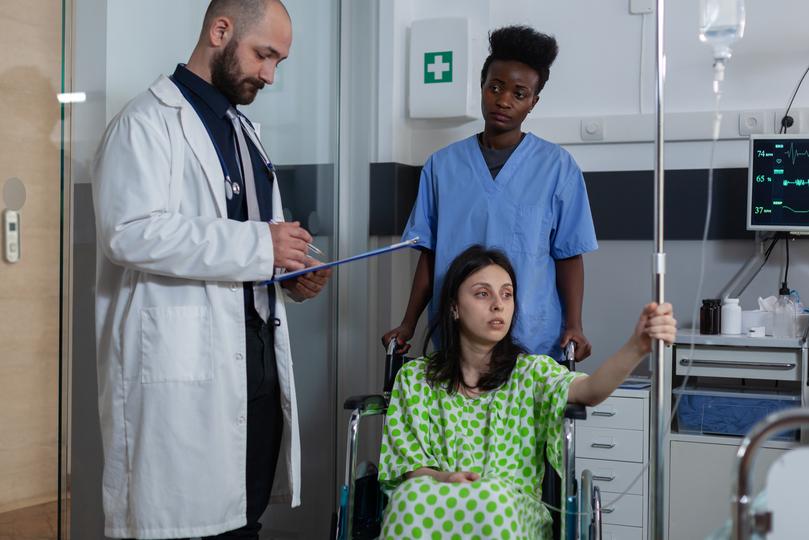 Detailed illustration of the medical negligence claim process
