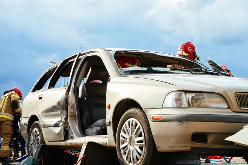 Car accident legal consultation in progress