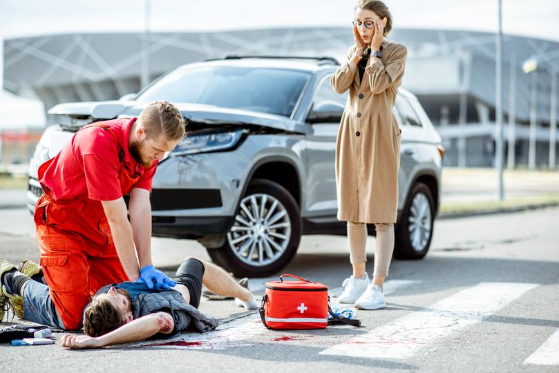 Car accident legal consultation in progress